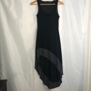 Love J USA Sleeveless Asymmetrical BLK/Gray Dress     Size S
